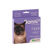 Embalagem de Banni 3 — apresentação felina ilustrada