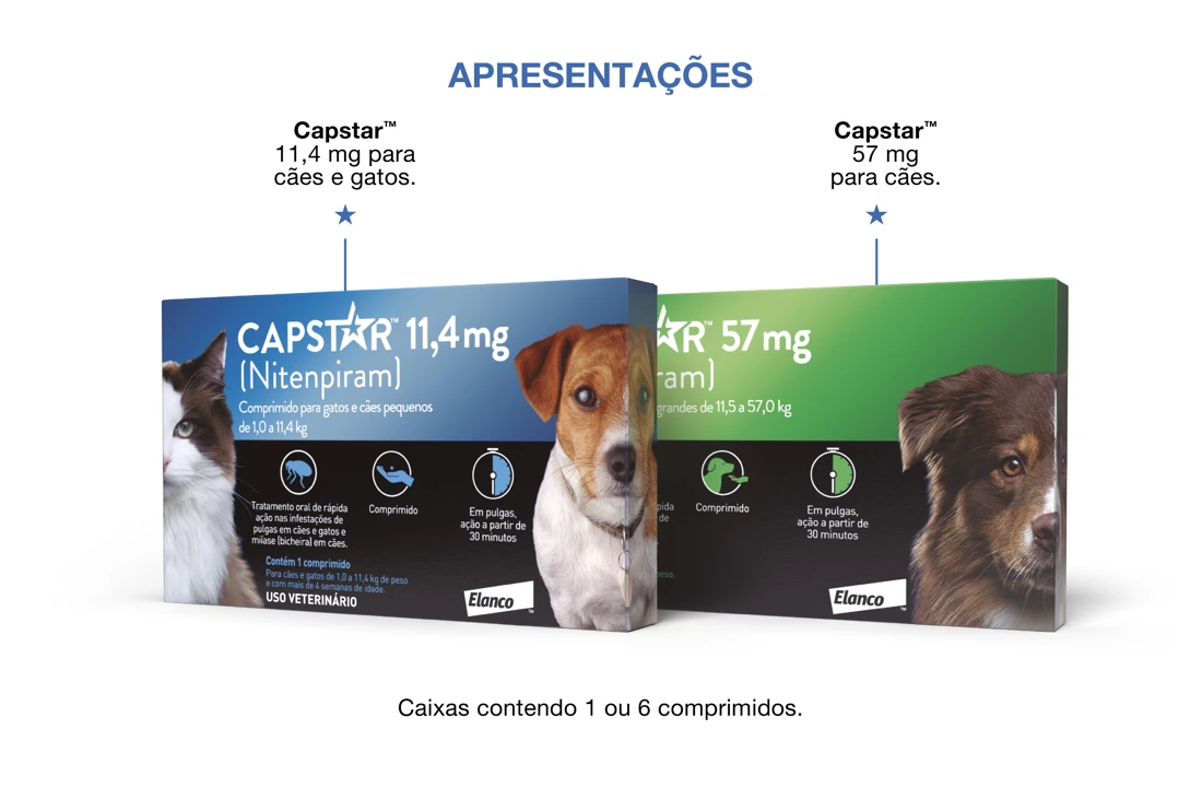 Embalagem de Capstar