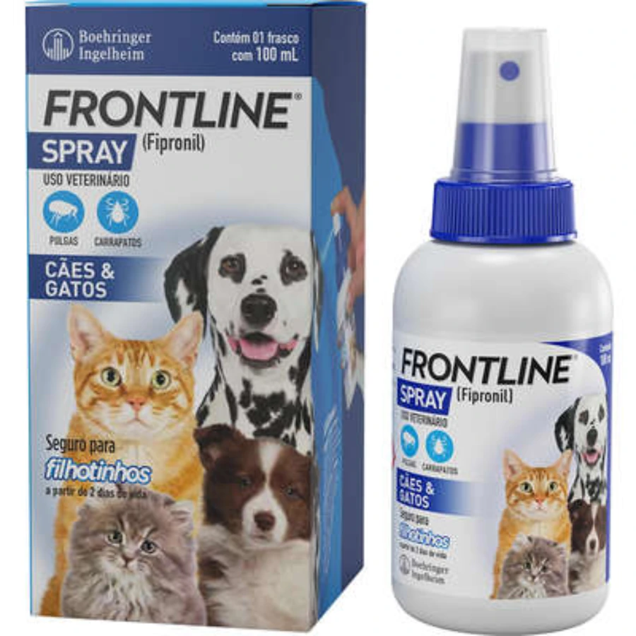 Embalagem de Frontline Spray