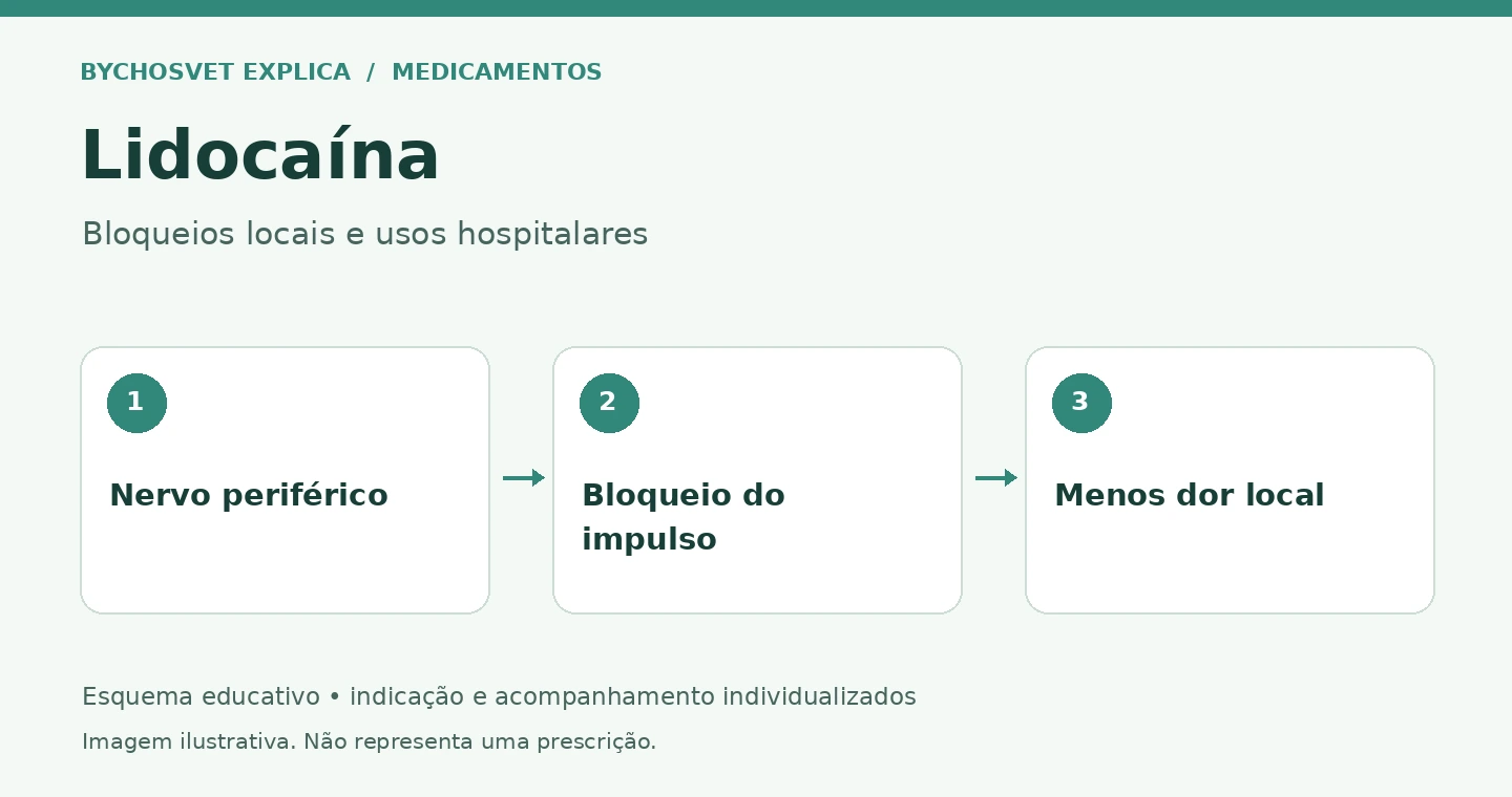 Lidocaína: Nervo periférico, Bloqueio do impulso, Menos dor local