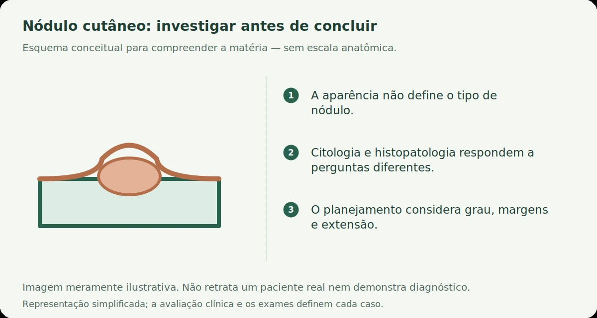 Esquema conceitual: Mastocitoma em cães: um caroço que muda de tamanho pode ser um tumor?
